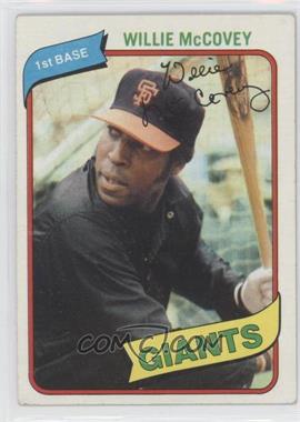 1980 Topps - [Base] #335 - Willie McCovey