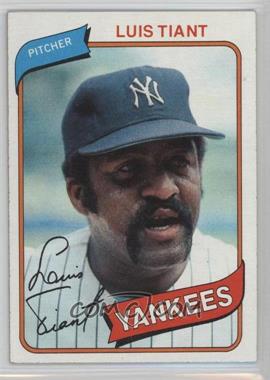 1980 Topps - [Base] #35 - Luis Tiant