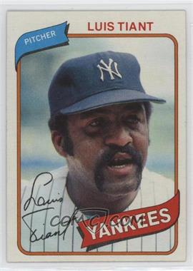 1980 Topps - [Base] #35 - Luis Tiant