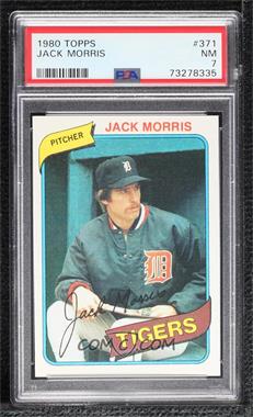 1980 Topps - [Base] #371 - Jack Morris [PSA 7 NM]