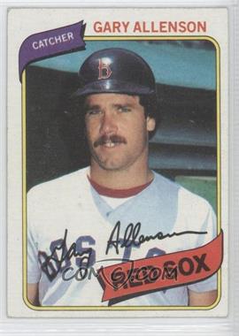 1980 Topps - [Base] #376 - Gary Allenson