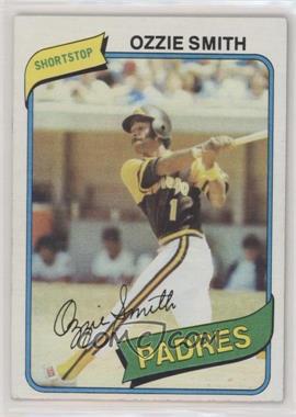 1980 Topps - [Base] #393 - Ozzie Smith