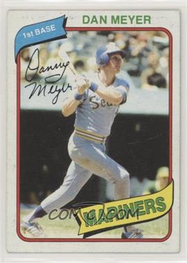 1980 Topps - [Base] #396 - Dan Meyer [Good to VG‑EX]