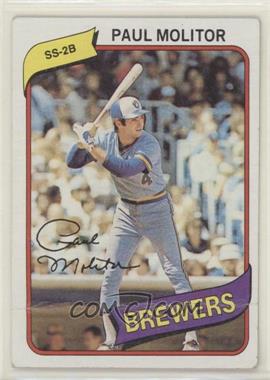 1980 Topps - [Base] #406 - Paul Molitor [Poor to Fair]