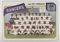 Team Checklist - Texas Rangers Team, Pat Corrales [Good to VG‑E…