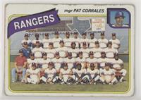Team Checklist - Texas Rangers Team, Pat Corrales [Poor to Fair]