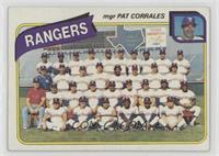 Team Checklist - Texas Rangers Team, Pat Corrales [Poor to Fair]
