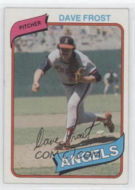 1980 Topps - [Base] #423 - Dave Frost