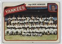 Team Checklist - New York Yankees Team (Dick Howser) [Good to VG̴…