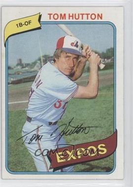 1980 Topps - [Base] #427 - Tom Hutton