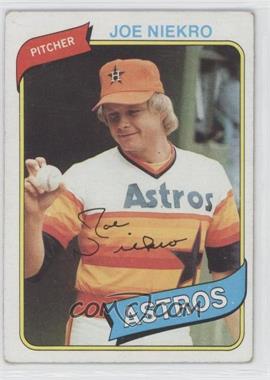 1980 Topps - [Base] #437 - Joe Niekro