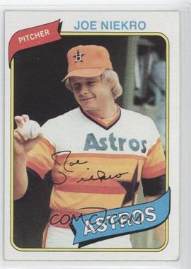 1980 Topps - [Base] #437 - Joe Niekro
