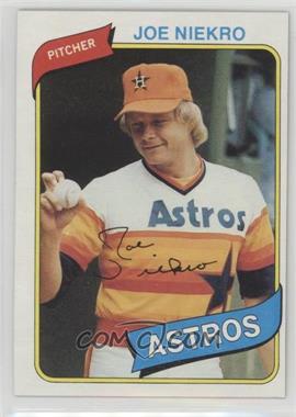 1980 Topps - [Base] #437 - Joe Niekro