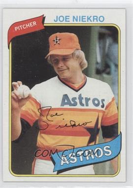 1980 Topps - [Base] #437 - Joe Niekro