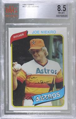 1980 Topps - [Base] #437 - Joe Niekro [BVG 8.5 NM‑MT+]