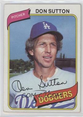 1980 Topps - [Base] #440 - Don Sutton [Good to VG‑EX]