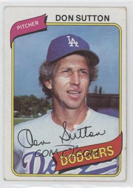 1980 Topps - [Base] #440 - Don Sutton [Good to VG‑EX]