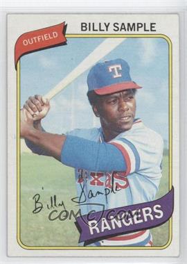 1980 Topps - [Base] #458 - Bill Sample