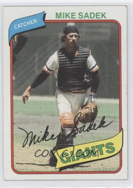 1980 Topps - [Base] #462 - Mike Sadek