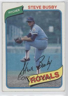 1980 Topps - [Base] #474 - Steve Busby