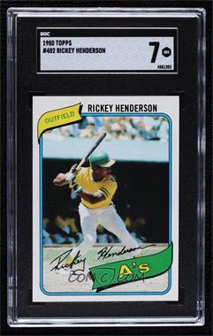 1980 Topps - [Base] #482.1 - Rickey Henderson [SGC 7 NM]