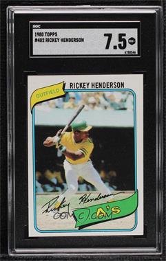 1980 Topps - [Base] #482.1 - Rickey Henderson [SGC 7.5 NM+]