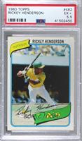 Rickey Henderson [PSA 5.5 EX+]