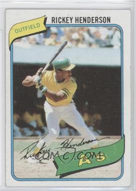 1980 Topps - [Base] #482.1 - Rickey Henderson