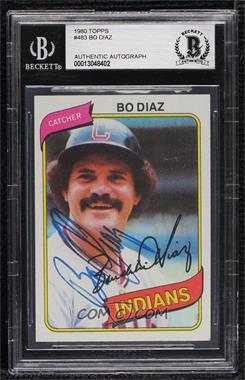 1980 Topps - [Base] #483 - Bo Diaz [BAS BGS Authentic]