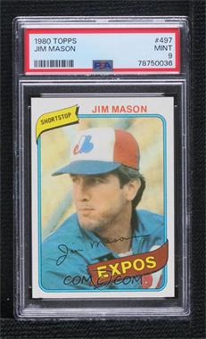 1980 Topps - [Base] #497 - Jim Mason [PSA 9 MINT]