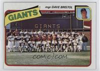 Team Checklist - San Francisco Giants, Dave Bristol
