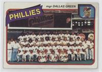 Team Checklist - Philadelphia Phillies Team, Dallas Green