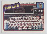 Team Checklist - Philadelphia Phillies Team, Dallas Green