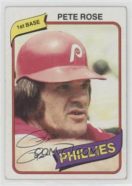 1980 Topps - [Base] #540 - Pete Rose