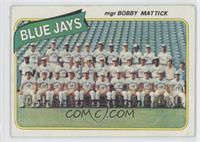 Team Checklist - Toronto Blue Jays Team, Bobby Mattick