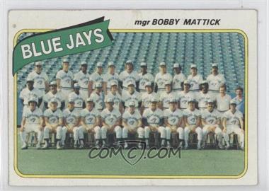 1980 Topps - [Base] #577 - Team Checklist - Toronto Blue Jays Team, Bobby Mattick [Noted]