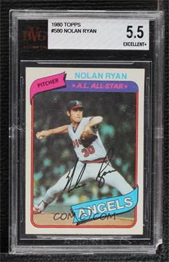 1980 Topps - [Base] #580 - Nolan Ryan [BVG 5.5 EXCELLENT+]