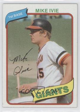 1980 Topps - [Base] #62 - Mike Ivie