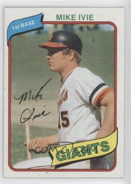 1980 Topps - [Base] #62 - Mike Ivie