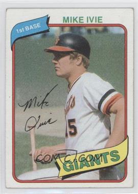 1980 Topps - [Base] #62 - Mike Ivie