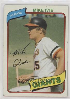 1980 Topps - [Base] #62 - Mike Ivie