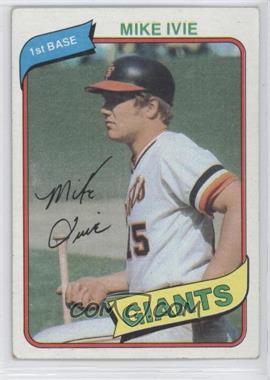 1980 Topps - [Base] #62 - Mike Ivie