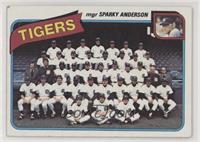 Team Checklist - Detroit Tigers Team, Sparky Anderson [Good to VGR…