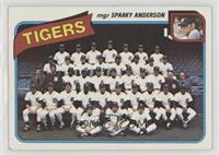 Team Checklist - Detroit Tigers Team, Sparky Anderson [Good to VGR…