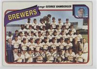 Team Checklist - Milwaukee Brewers Team (George Bamberger) [Good to V…