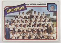 Team Checklist - Milwaukee Brewers Team (George Bamberger) [Good to V…