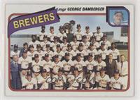Team Checklist - Milwaukee Brewers Team (George Bamberger)