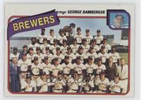 Team Checklist - Milwaukee Brewers Team (George Bamberger)