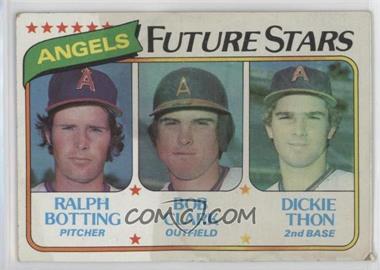 1980 Topps - [Base] #663 - Future Stars - Ralph Botting, Bob Clark, Dickie Thon [Poor to Fair]