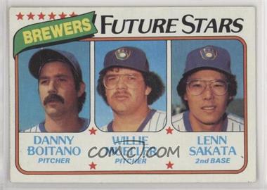 1980 Topps - [Base] #668 - Future Stars - Danny Boitano, Willie Mueller, Lenn Sakata